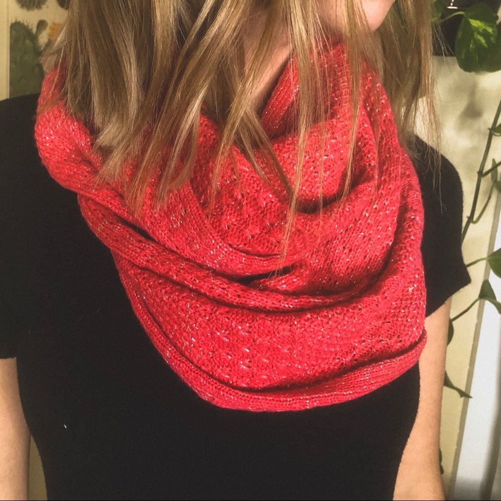 hot pink infinity scarf